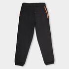 Boys' 100% Cotton Trousers , काला, small