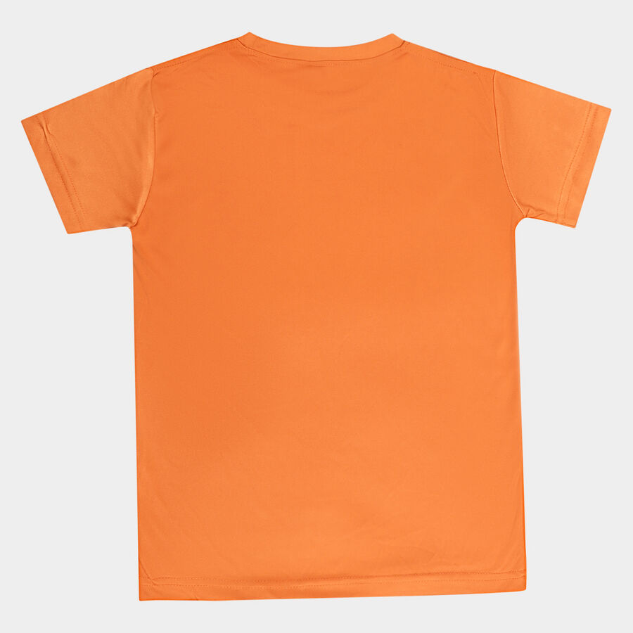 Boys' T-Shirt, Orange, large