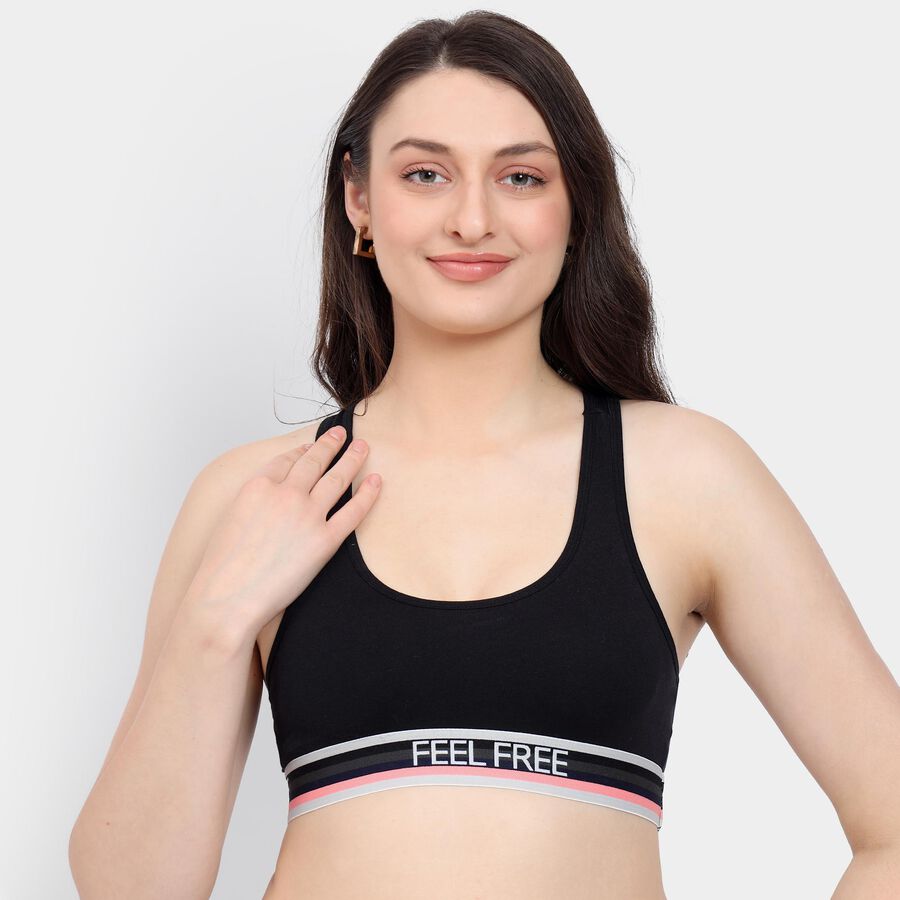 Ladies' Bra , Black, large