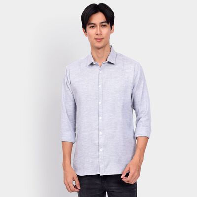 Men's Casual Shirt, हल्का ग्रे Men's Casual Shirt