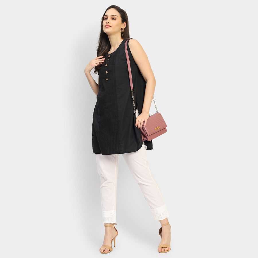 Ladies' 100% Cotton Palazzos , ऑफ व्हाइट, large image number null