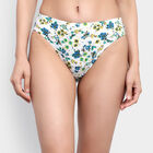 Cotton Printed Panty, White, small image number null