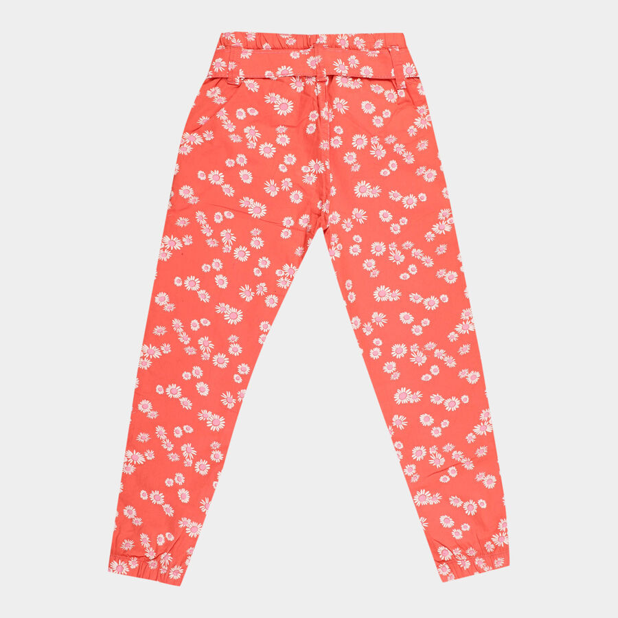 Girls Trousers, Coral, large image number null