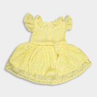 Infant Girl's Frock, Yellow, small image number null