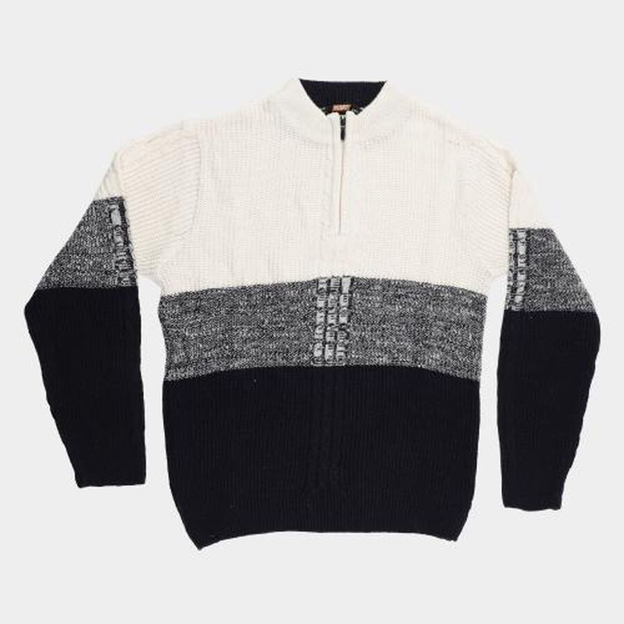 Boys' Pullover, Navy Blue, large image number null