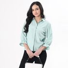 Women's Light Mint Green Classic Shirt, Light Green, small