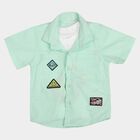 Infants' Shirt, Aqua, small