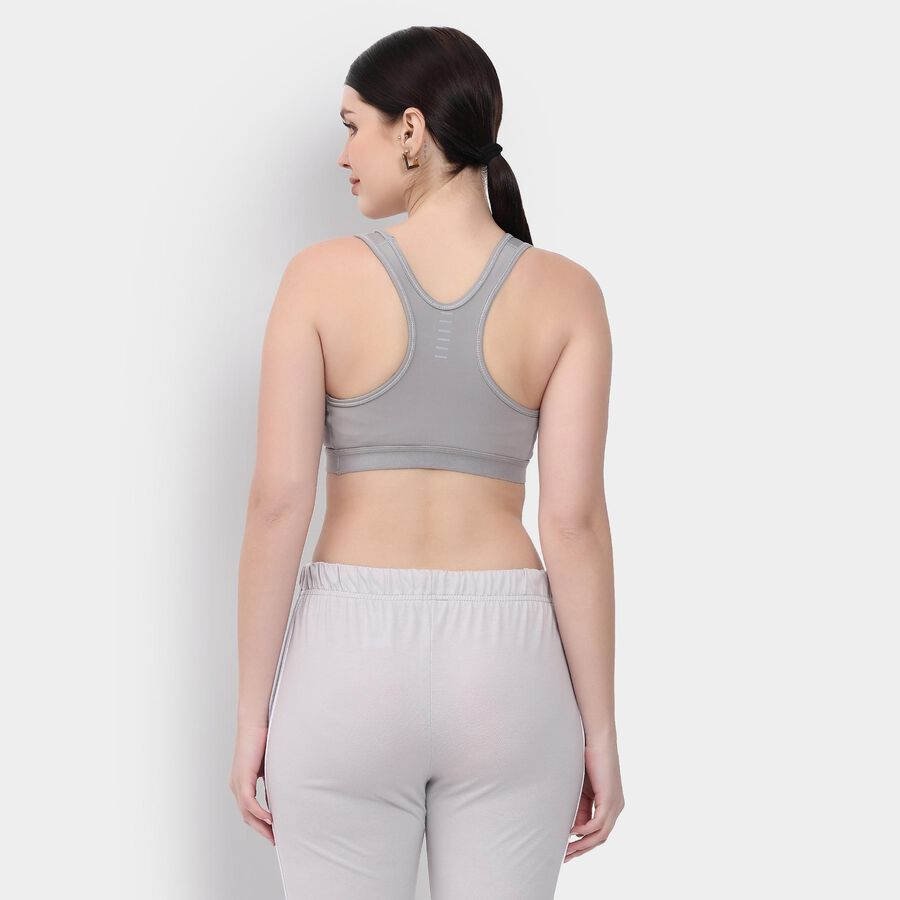 Ladies' Sports Bra, Light Grey, large