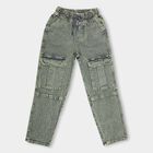 Boys' 100% Cotton Jeans , चारकोल, small image number null