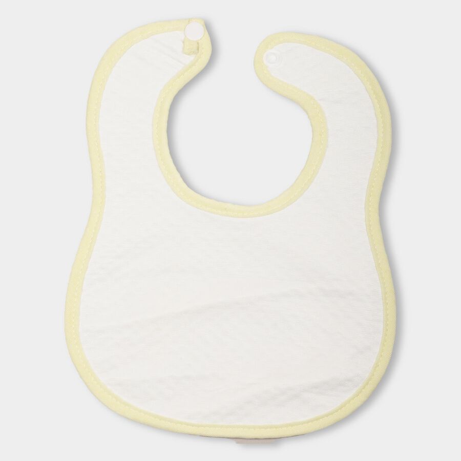 Infants' Bib, Yellow, large image number null