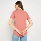 Ladies' Round Neck T-Shirt, हल्का गुलाबी, small image number null
