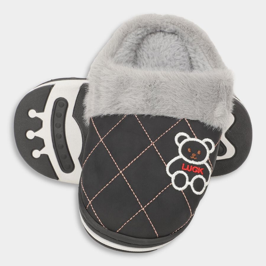 Kids' Winter Slipper, Black, large image number null