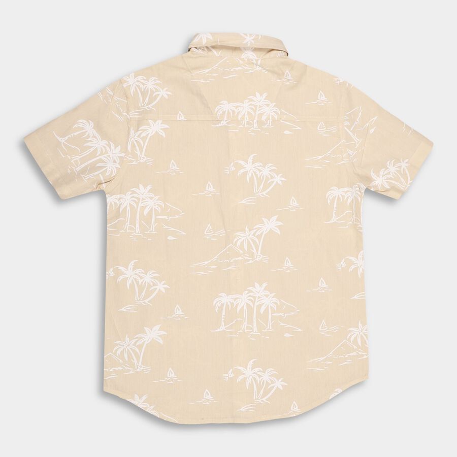 Boys' 100% Cotton Casual Shirt, गहरा पीला, large image number null