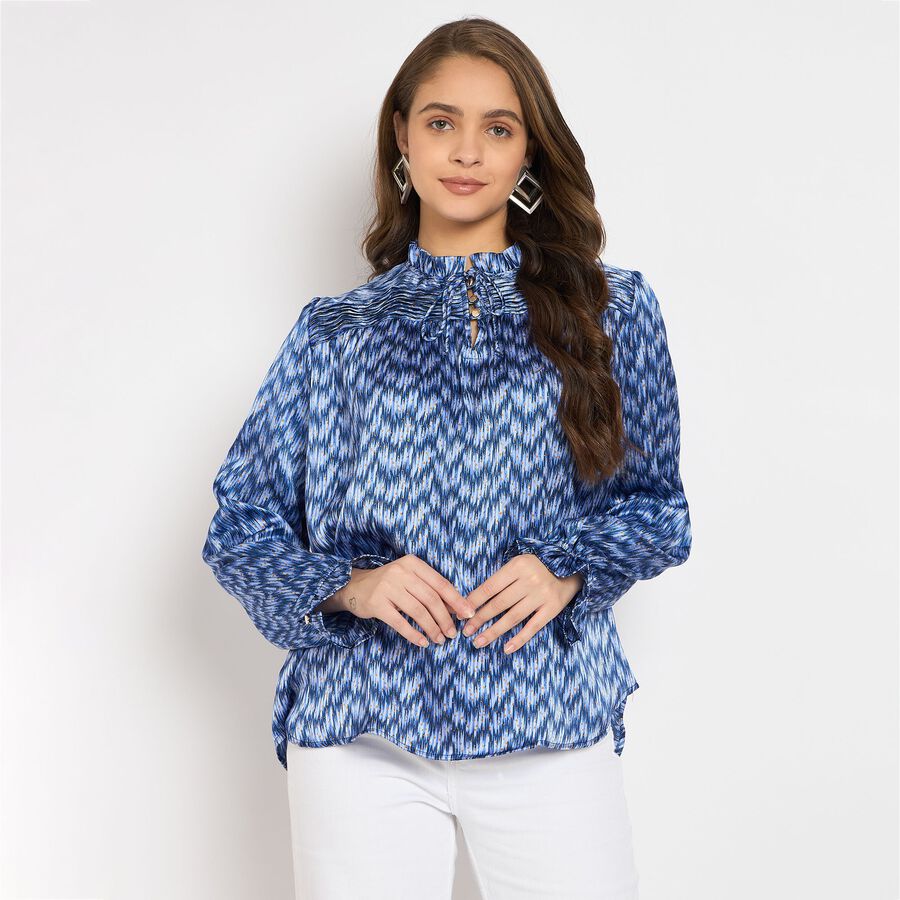 Ladies' Top, रॉयल ब्लू, large image number null
