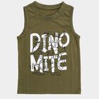 Boys' T-Shirt, Olive, small