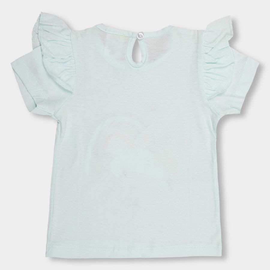 Infants' 100% Cotton T-Shirt, एक्वा, large image number null