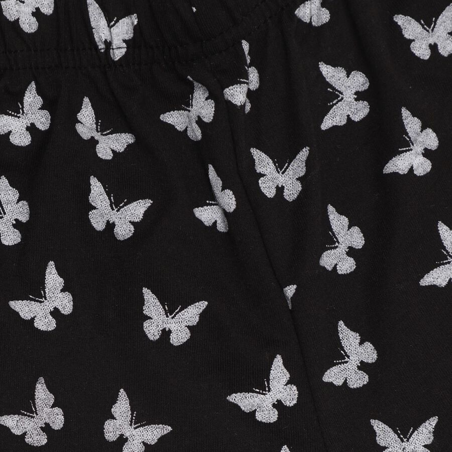 Girls' Capris, Black, large image number null