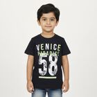 Boys' Half Sleeves T-Shirt, Navy Blue, small image number null