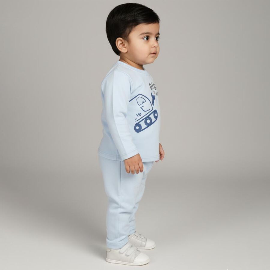 Infants' Baba Suit, Light Blue, large image number null