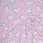 Infants' Lavender Floral Printed Sleeveless Frock, Lilac, small image number null