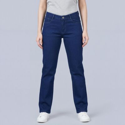 Women's Blue Skinny Fit High Rise Jeans