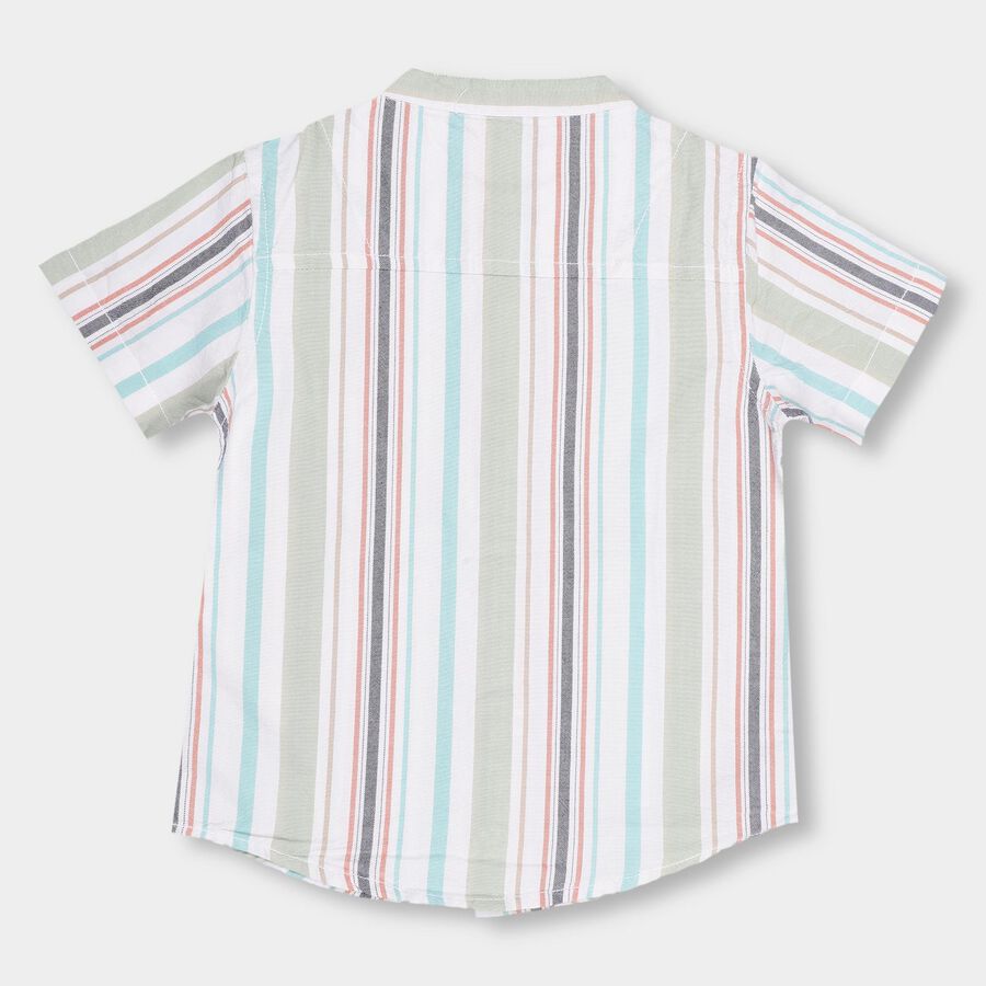 Boys' 100% Cotton Casual Shirt , Light Green, large image number null