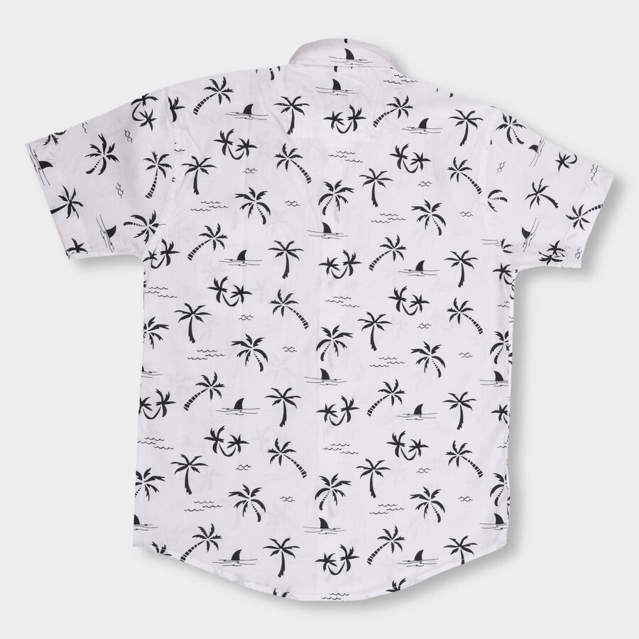 Boys' 100% Cotton Casual Shirt , सफ़ेद, large image number null