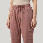 Women's Pink Regular Fit Solid Track Pants, Light Pink, small