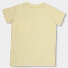 Boys' Half Sleeves T-Shirt, पीला, small image number null