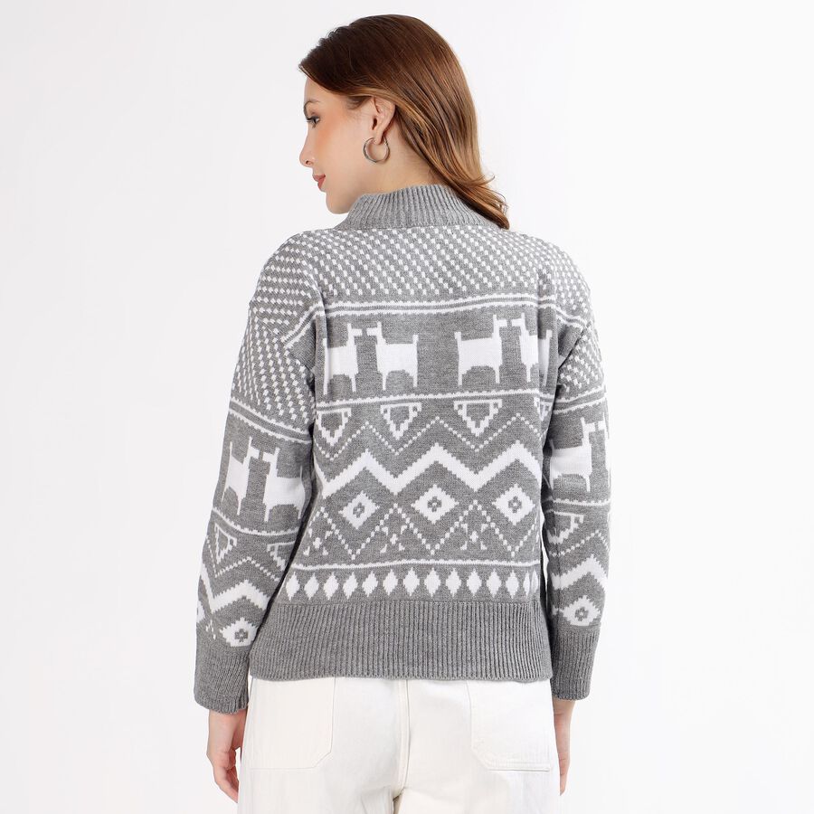 Ladies' Pullover, हल्का ग्रे, large image number null