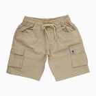Boys' Cotton Regular Fit Bermuda Shorts, गहरा पीला, small