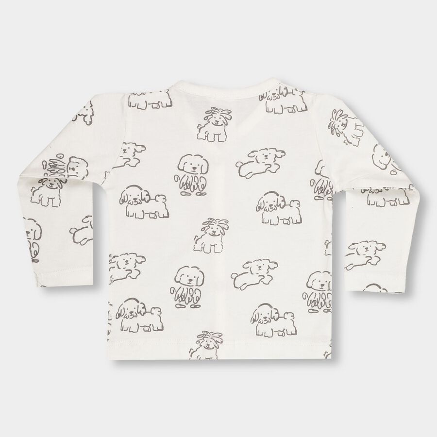 Infants' 100% Cotton T-Shirt , ऑफ व्हाइट, large image number null