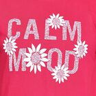 Ladies' 100% Cotton Round Neck T-Shirt , Fuchsia, small image number null