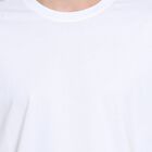 Men's 100% Cotton Round Neck Half Sleeves T-Shirt , White, small image number null