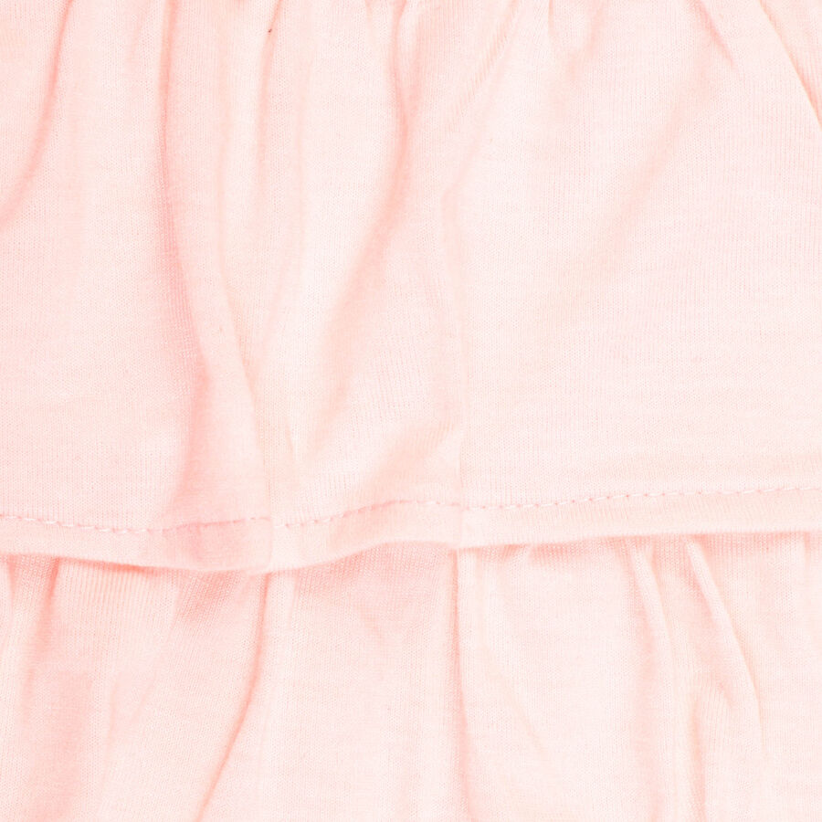 Girls Solid T-Shirt, Light Pink, large image number null