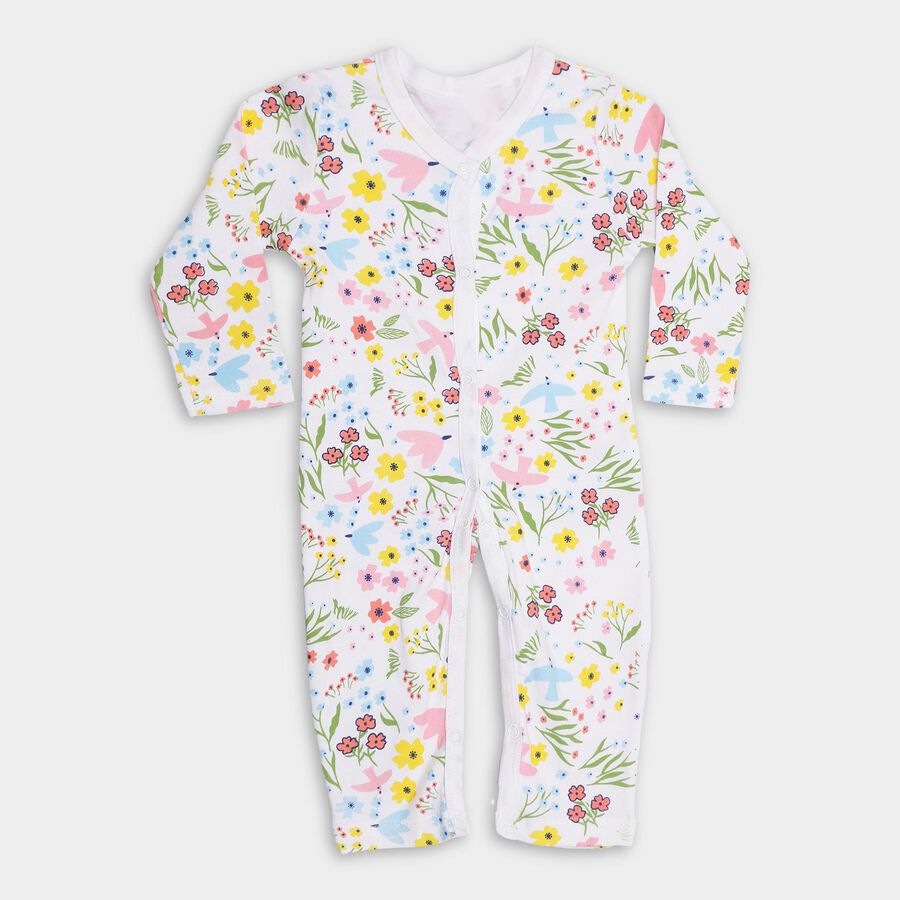 Infants' 100% Cotton Bodysuit , White, large image number null