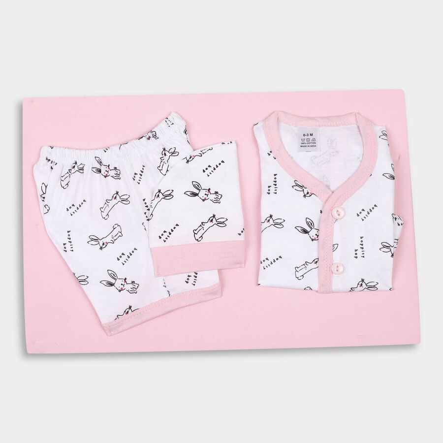 Infants'100% Cotton Gift Set, Pink, large image number null