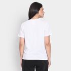 Ladies' Round Neck T-Shirt, मिश्रित मध्यम ग्रे, small image number null