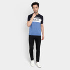 Round Neck T-Shirt, Navy Blue, small image number null