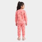 Girls Coral Round Neck Lounge Hipster Set, Coral, small