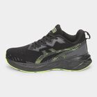 Men's Lace-Up Sports Shoes, काला, small image number null