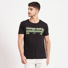 Round Neck T-Shirt, Black, small image number null