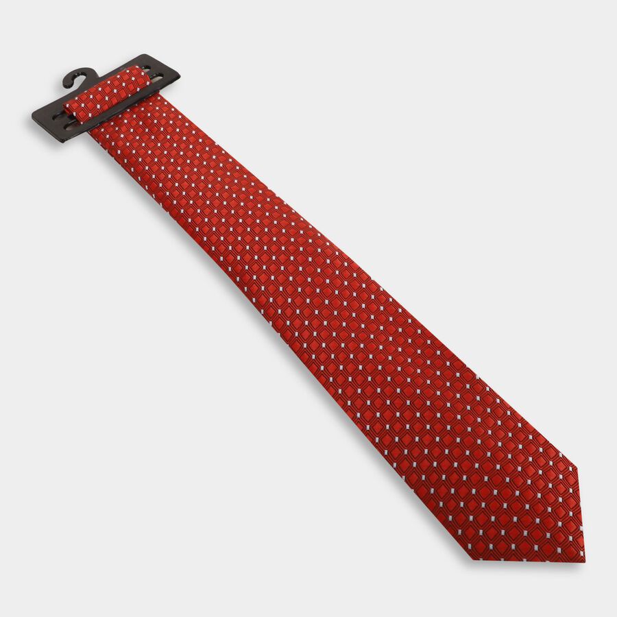 Men's Tie, मरून, large