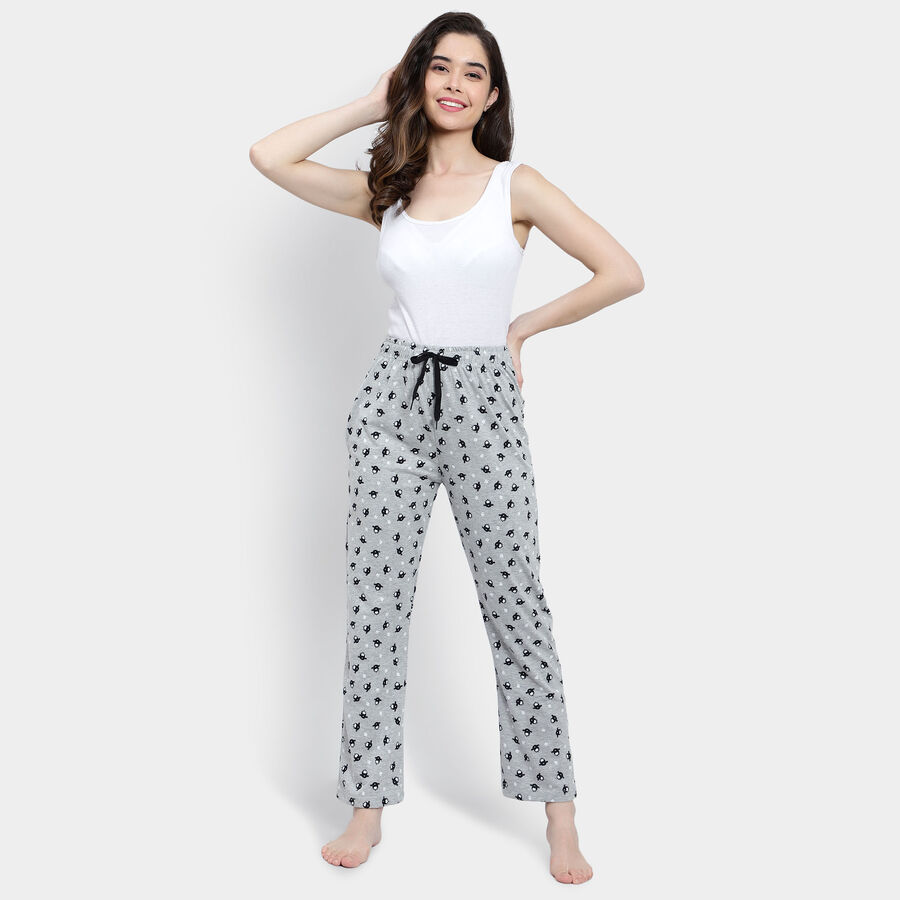 All Over Print Pyjama, Melange Light Grey, large image number null