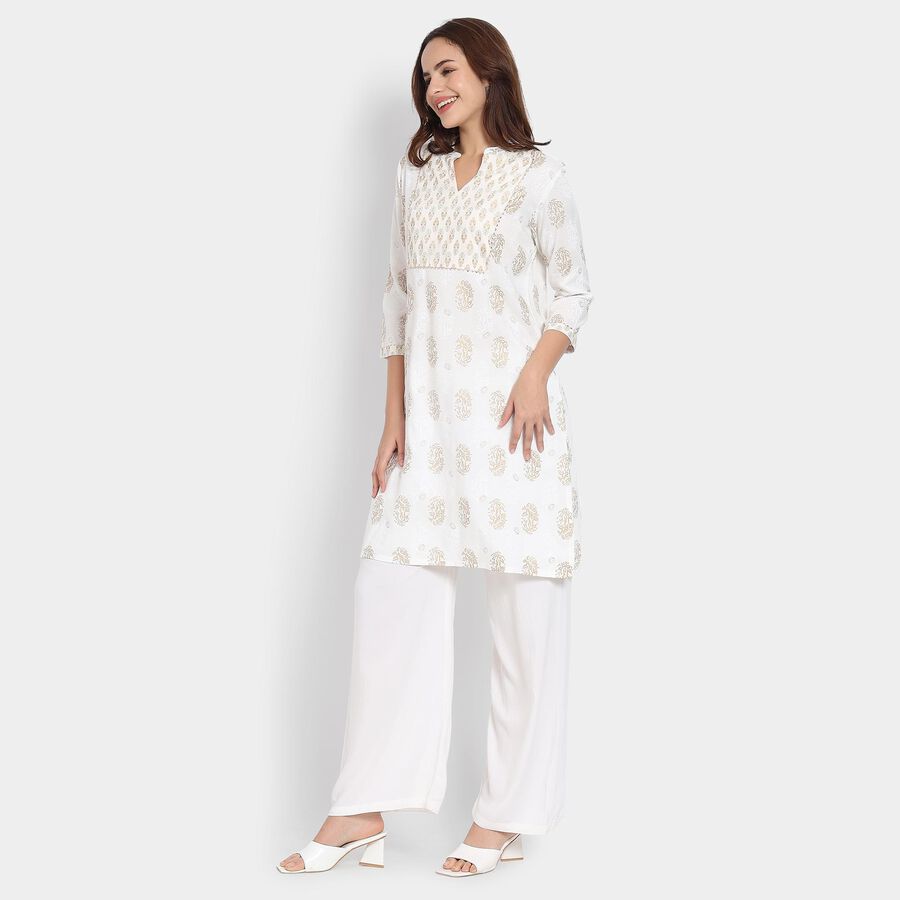 Ladies' Kurta, White, large image number null