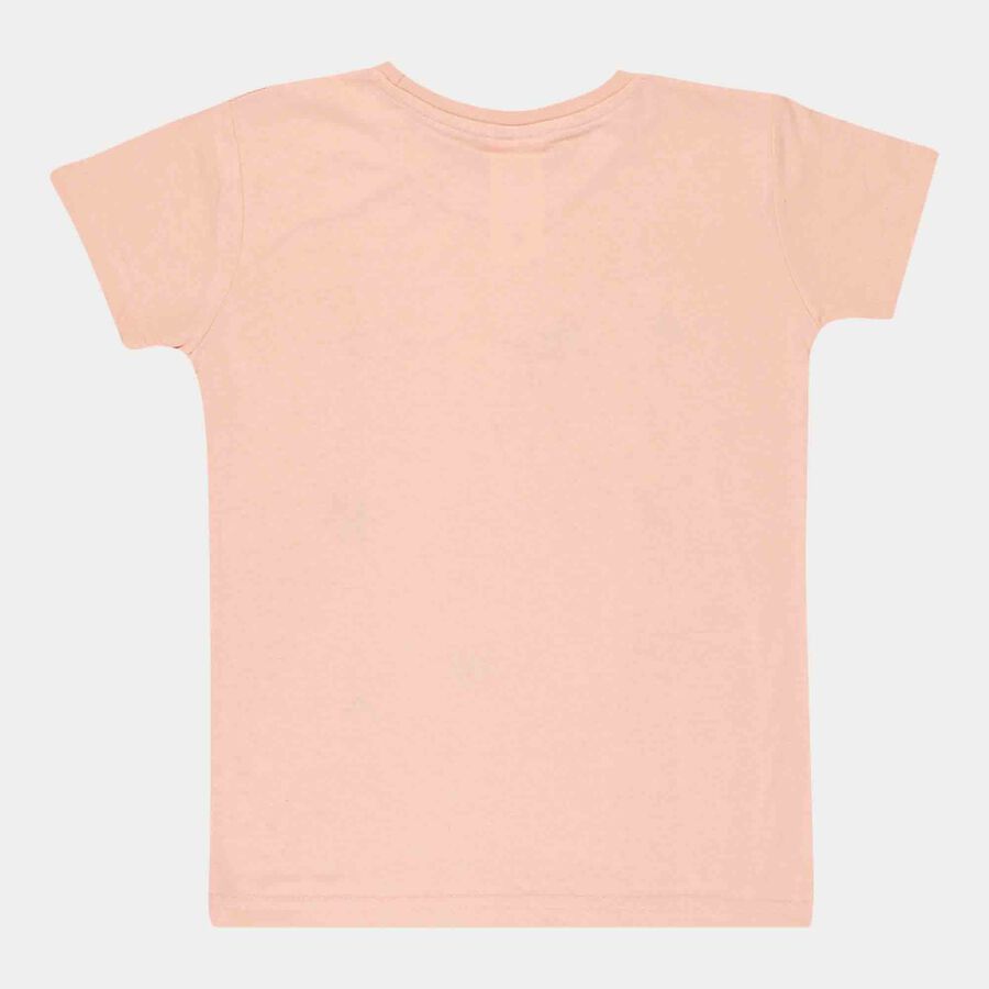 Solid T-Shirt, Peach, large image number null