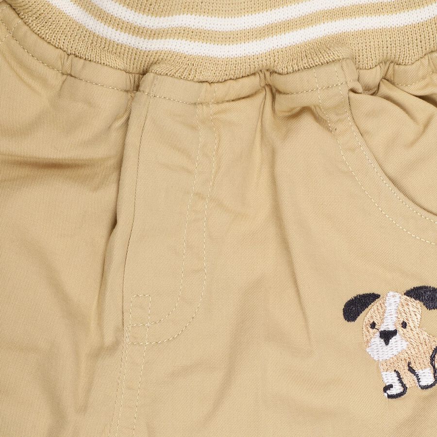 Infants' 100% Cotton Trouser , Beige, large image number null
