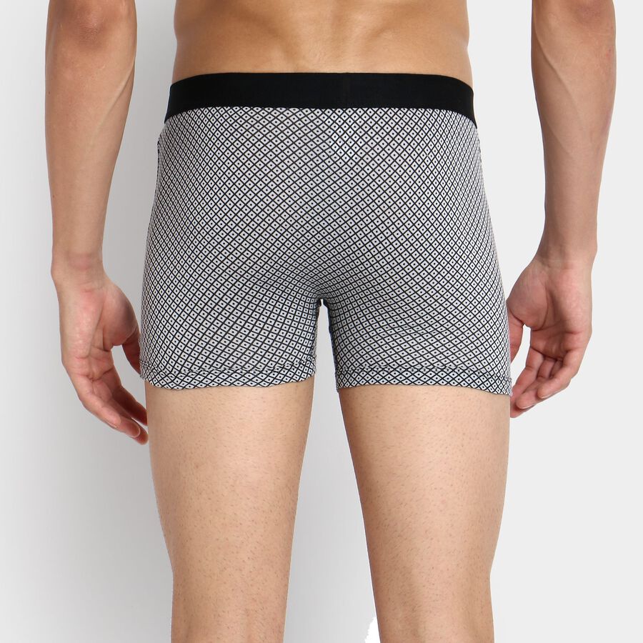 Men's 100% Cotton Trunks, Light Grey, large