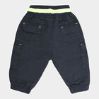 Infants Cotton Solid Trousers, Navy Blue, small image number null