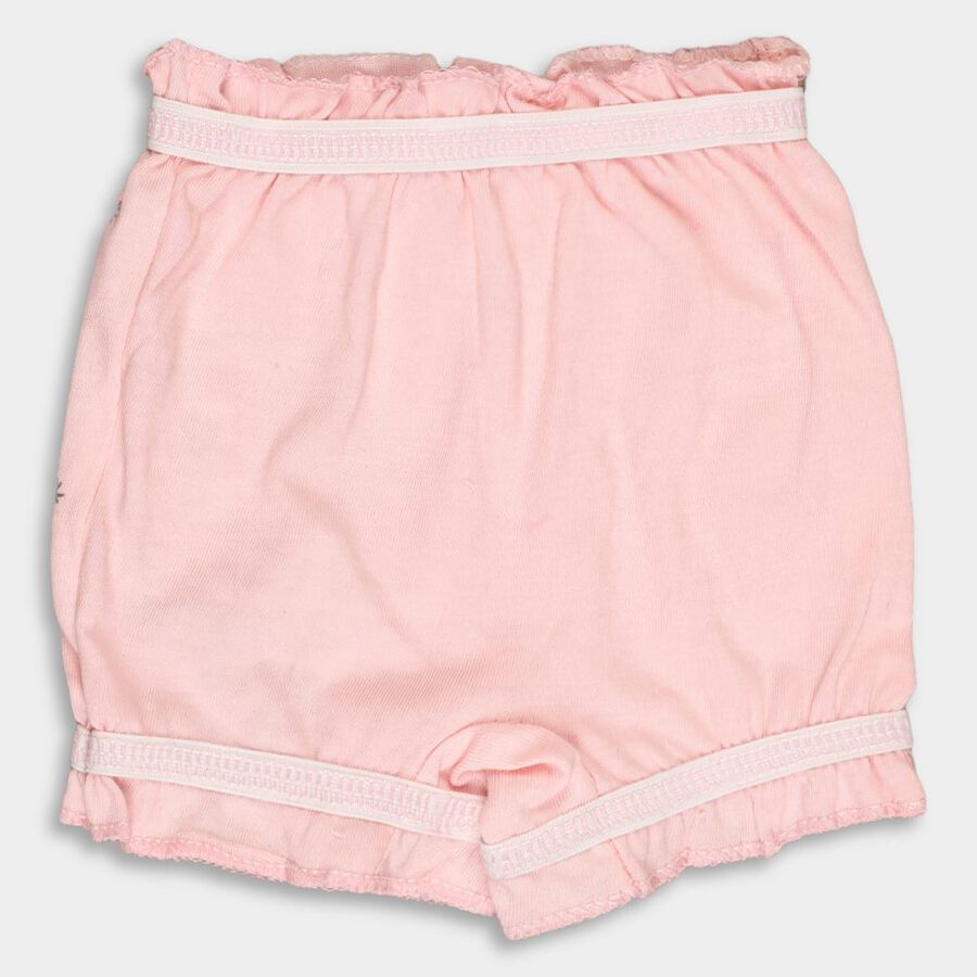 Infants' Cotton Bloomer, Pink, large image number null